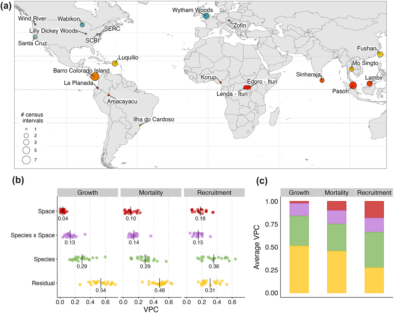 Tree Demography Across Global Forests